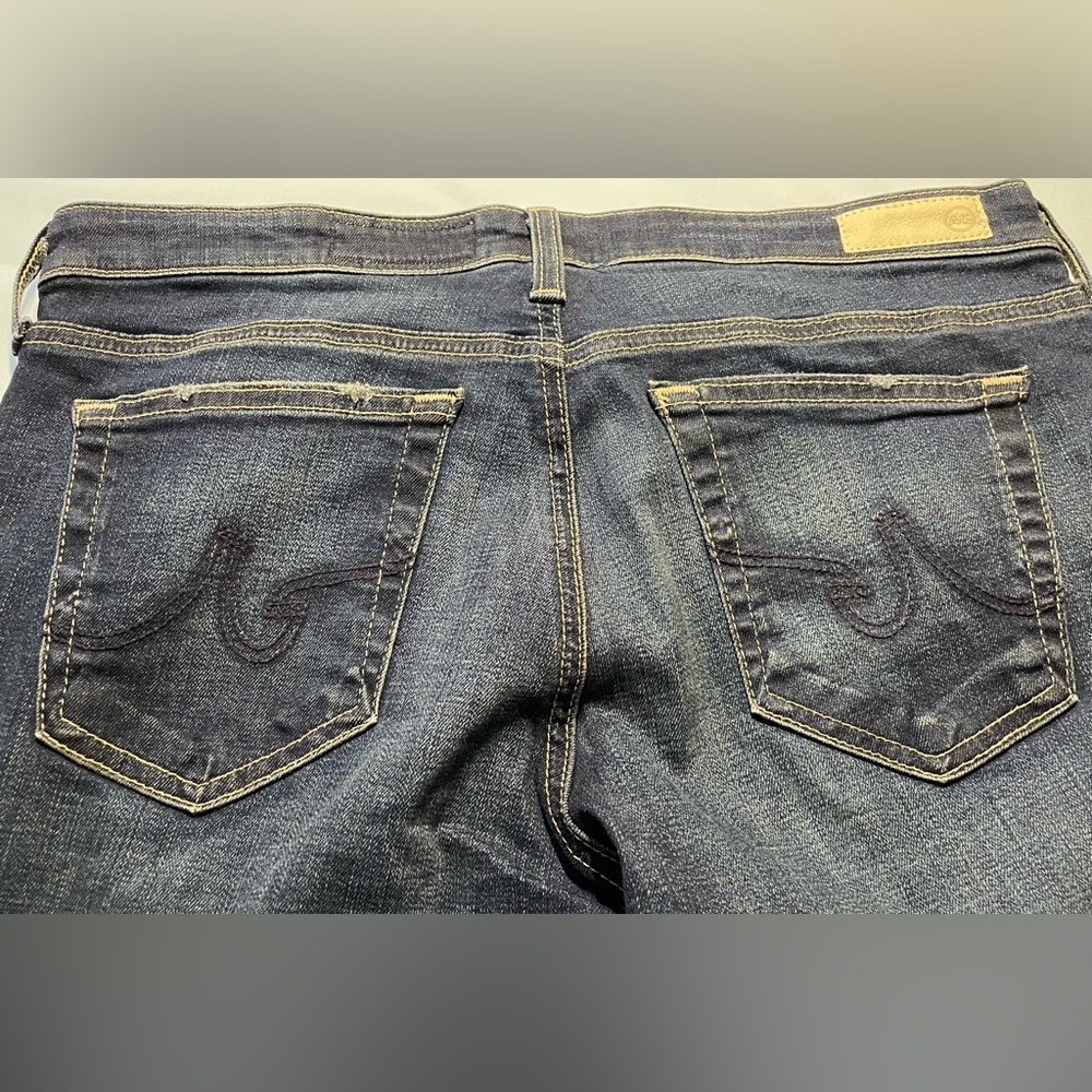 AG Adriano Goldschmied–The Legging Ankle Super Skinny Distressed Jeans Size 30R - Picture 13 of 15